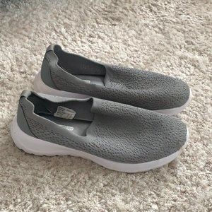 Grey Sketcher Slip on Shoe